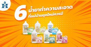 6 น้ำยาทำความสะอาดที่แม่บ้านยุคใหม่ควรมี